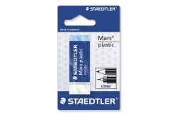 Staedtler Marsplastic Combi Eraser - White for Pencil/Blue for Ink