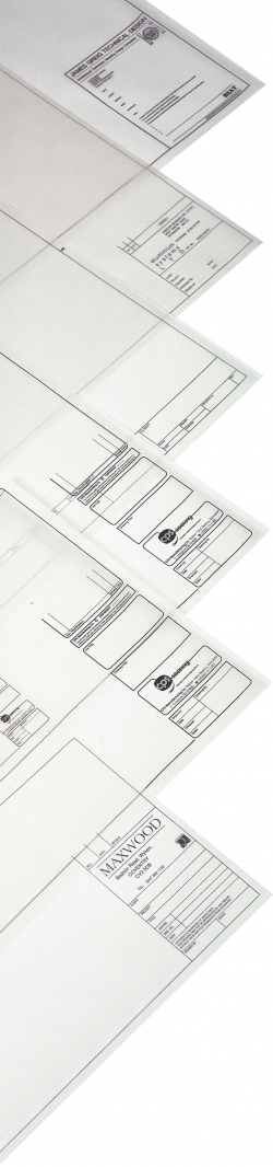 A4 Printed Drawing Sheets - Drafting Film 75mic - 1 colour