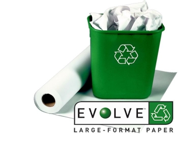 420mm x 150m PPC Plancopier Paper Roll 80gsm Evolve Recycled