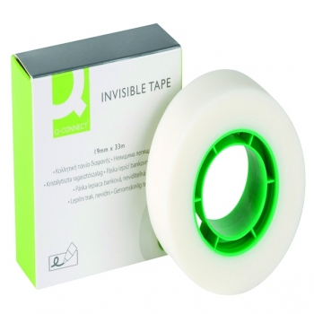 Q-Connect Invisible Tape 19mm x 33m roll