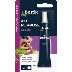 Bostik All Purpose Clear Glue 20ml tube