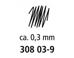 0.3mm Staedtler pigment liner