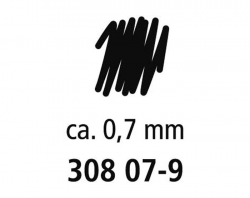 0.7mm Staedtler pigment liner