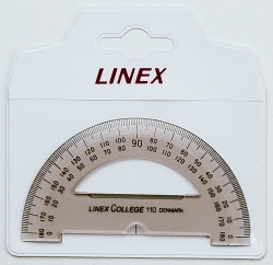 Linex College 100mm Semi-Circular Protractor